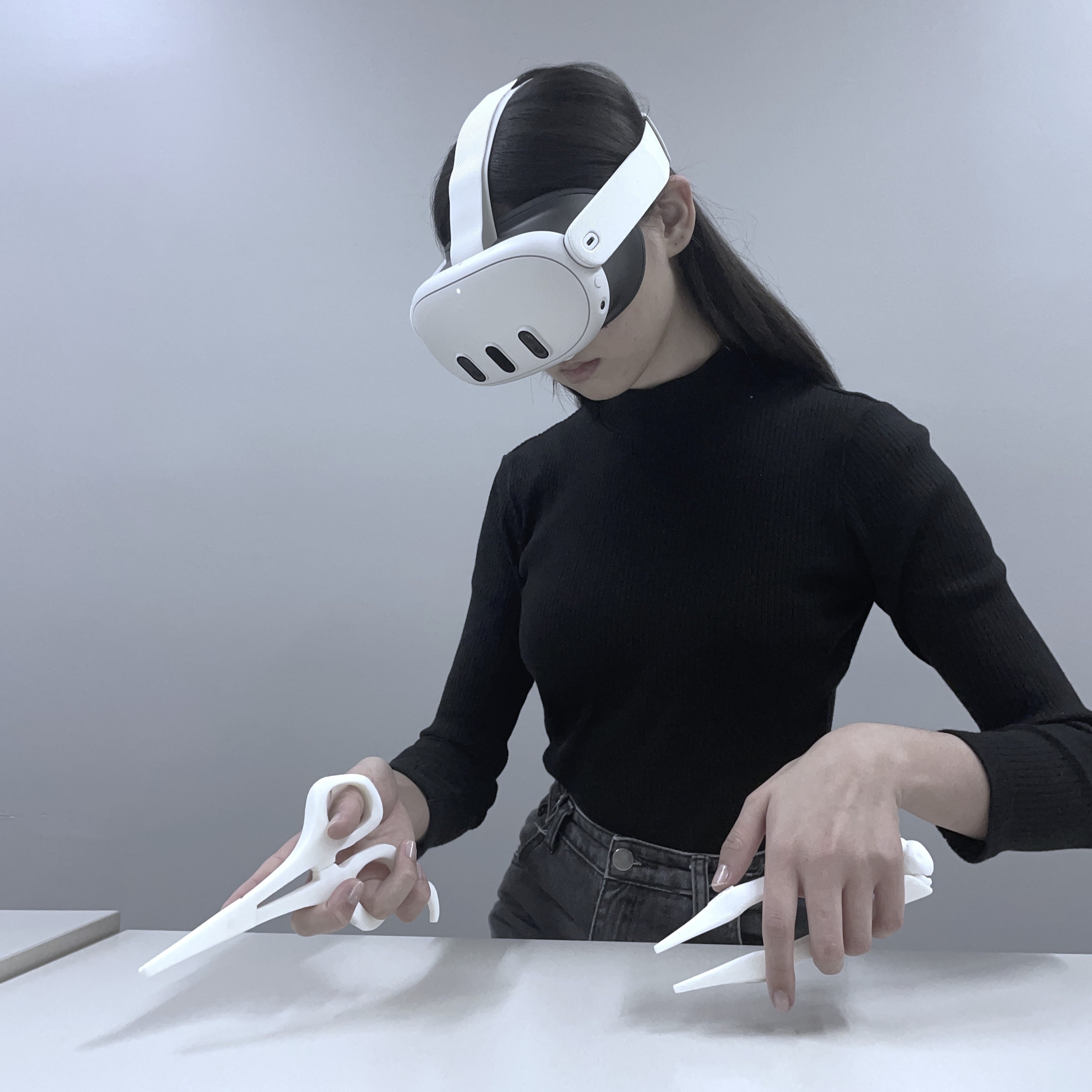 Visician VR controller in use 2